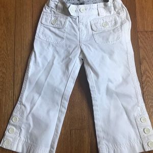 Bonpoint girl white jeans (size 6)